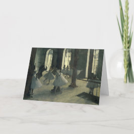 Cartão La Ré pé tição Au Foyer De La Danse | Edgar Dega