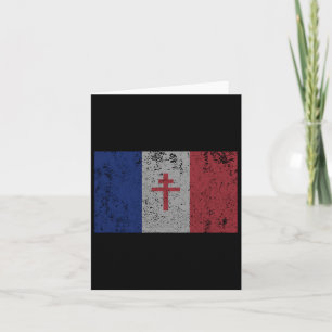 Cartão La Resistance The French Flag France Paris Wwii T
