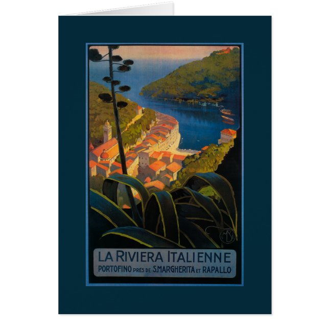 Cartão La Riviera Italienne (Frente)