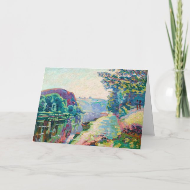 Cartão La Roche de l’Echo, Crozant | Armand Guillaumin (Frente)