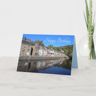 Cartão La Roche en Ardenne View, Bélgica Aniversário