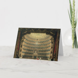 Cartão La Scala, Milan, during a performance