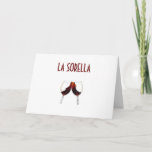 Cartão LA SORELLA (sister) ITALIAN BIRTHDAY<br><div class="desc">SAY IT IN "ITALIAN" and make a great Birthday Impression on that Special Person in Your Life :)</div>