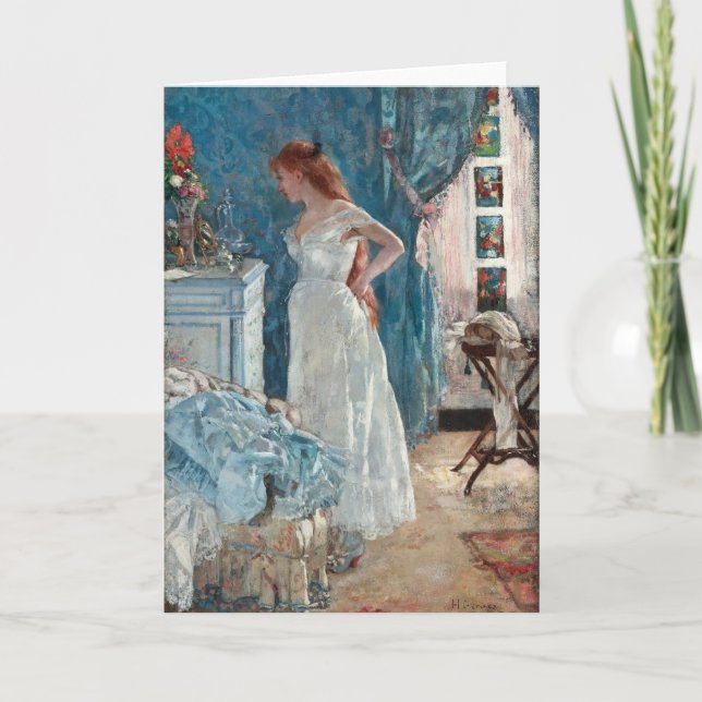 Cartão La Toilette | Henri Gervex (Frente)