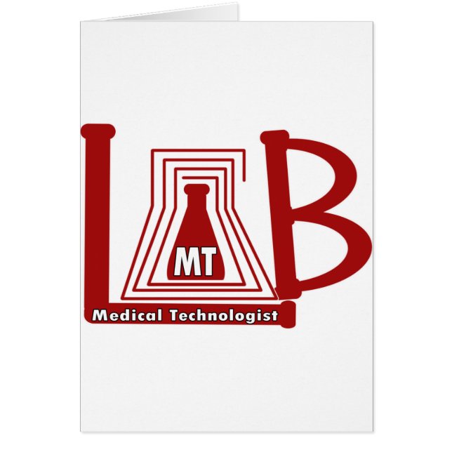 CARTÃO LAB FLASK LOGO MT - TECNOLOGISTA MÉDICA (Frente)