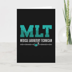 Cartão Lab Tech MLT Medical Laboratory Technicic Science