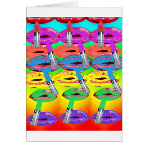 Cartão Lábios bonitos