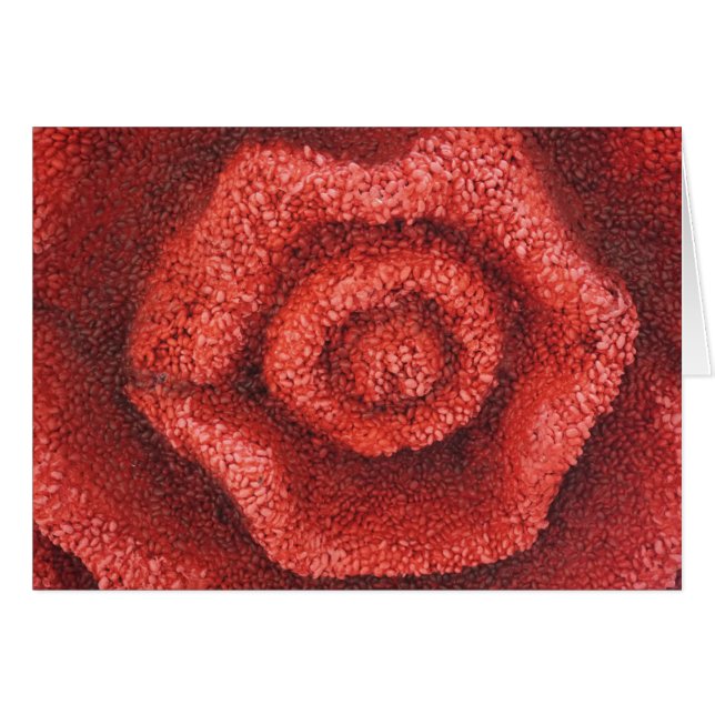 Cartão Lábios florais (Frente horizontal)