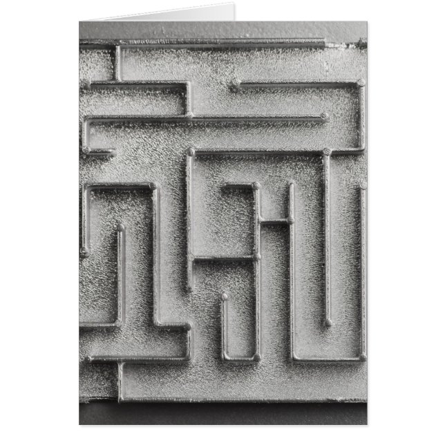 Cartão Labirinto de prata (Frente)