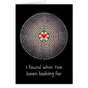 Cartão Labirinto: Eu encontrei o que eu tenho procurado