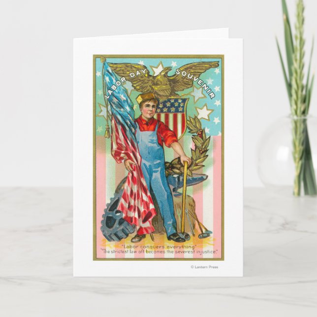 Cartão Labor Day Souvenir (Frente)