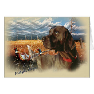 Cartão Laboratório do chocolate uma caça do dia