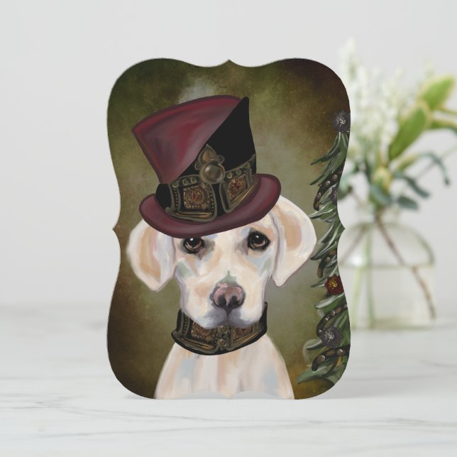 CARTÃO LABRADOR RETRIEVER            (Em pé/Frente)