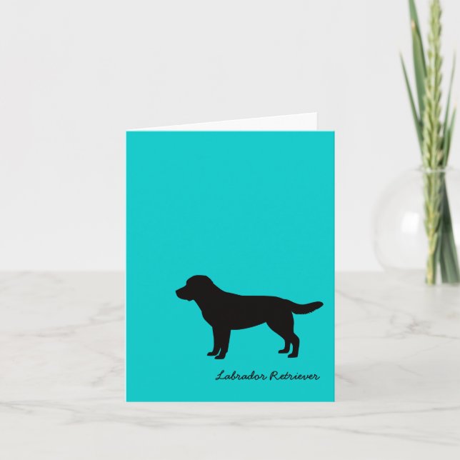 Cartão Labrador Retriever Note Cards (Frente)