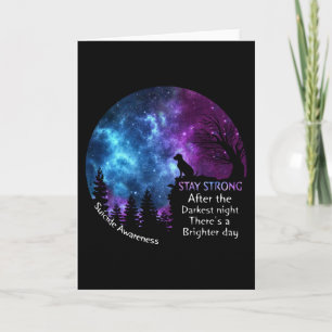 Cartão Labrador Retriever Suicida Sensibilização Pet Aman