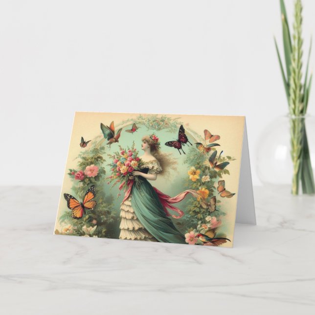 Cartão Lace vitoriano (Frente)