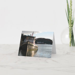 Cartão LaConner Tugboat