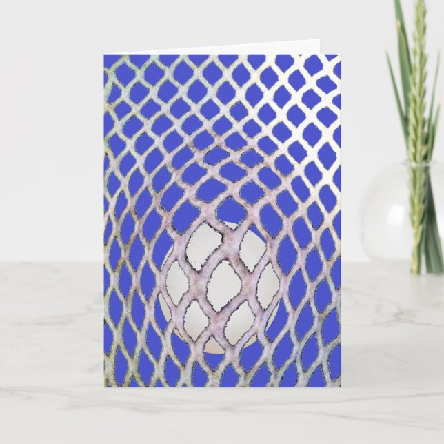 Cartão Lacrosse Birthday (Frente)