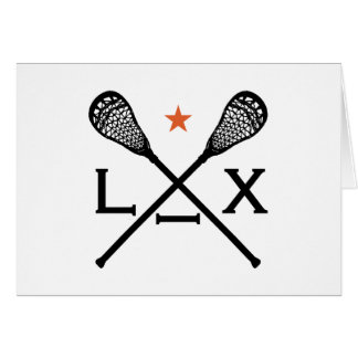 Cartão Lacrosse Lax