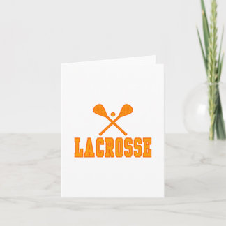 Cartão Lacrosse Orange