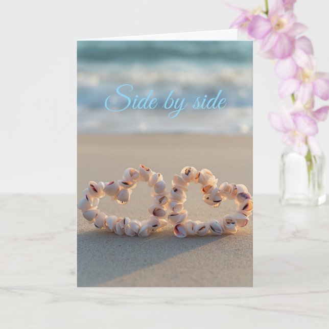 Cartão Lado a lado (Orquídea)