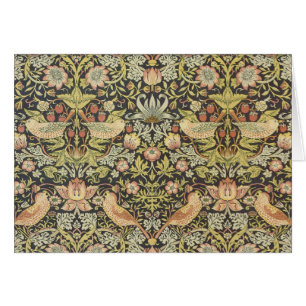 Cartão Ladrones de Morango por William Morris, Arte Antig