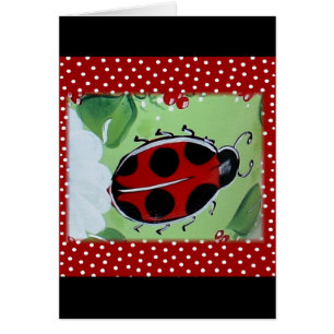 Cartão Lady Bug