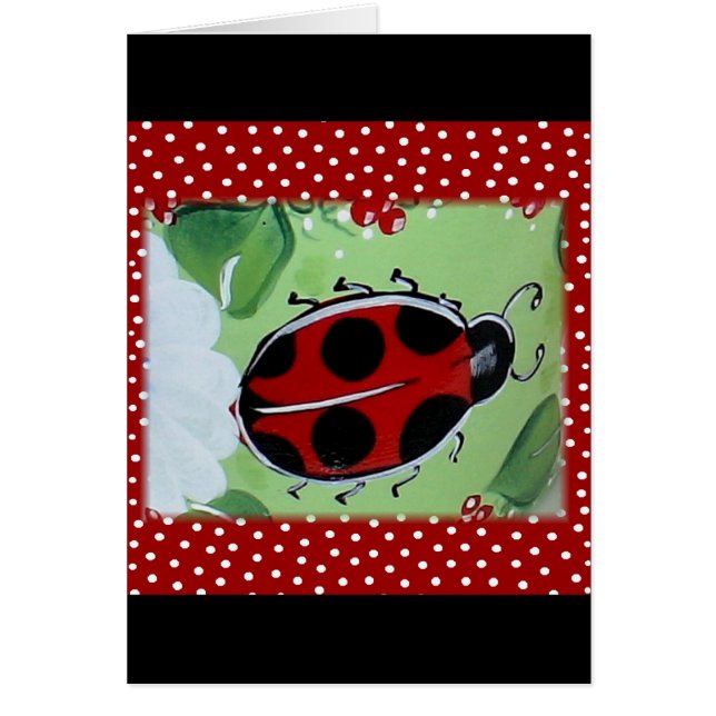 Cartão Lady Bug (Frente)