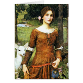 Cartão Lady Clare e a Fawn