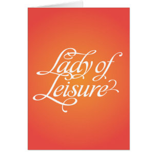 Cartão Lady De Lazer 1B