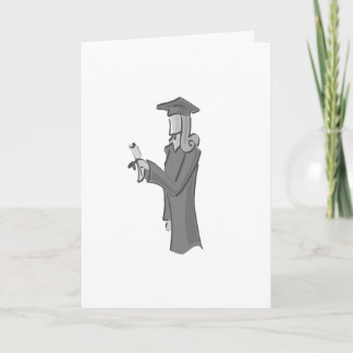 Cartão Lady Graduating
