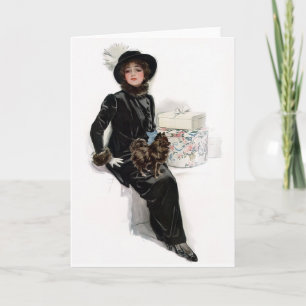 Cartão Lady in Black