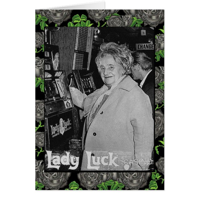 Cartão Lady Luck (Frente)