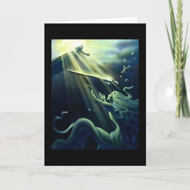 Cartão Lady of the Lake Presenting Excalibur (Frente)