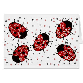Cartão Ladybug
