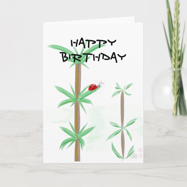 Cartão Ladybug Birthday Card (Frente)