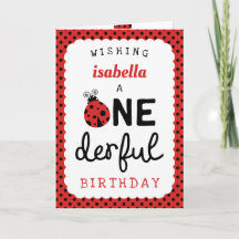 Ladybug Onederful Birthday