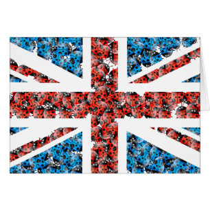 Cartão Ladybug Reino Unido