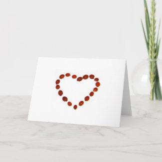 Cartão ladybugsheart