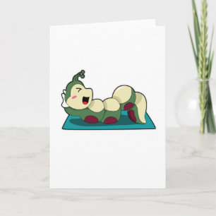 Cartão Lagarta na Malhação