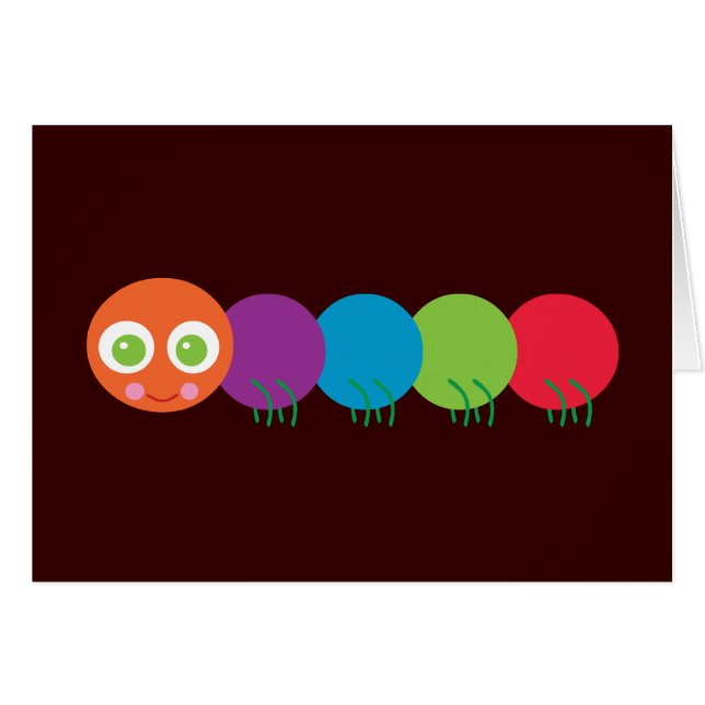 Cartão Lagarto-Arco-Íris Cujo (Frente Horizontal)