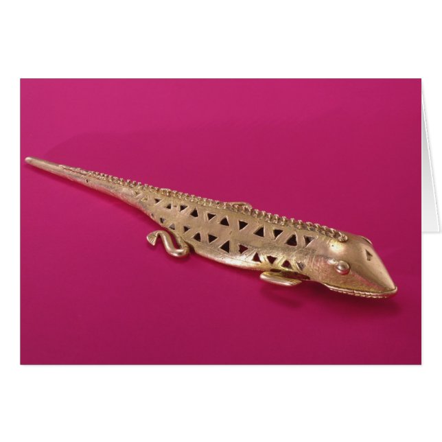 Cartão Lagarto, de Colômbia (Frente Horizontal)