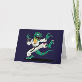 Cartão Lagarto Zumbi Kung Fu