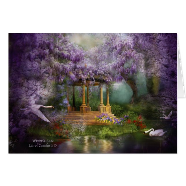 Cartão Lago ArtCard wisteria (Frente Horizontal)
