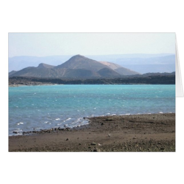 Cartão Lago Assal (Frente Horizontal)