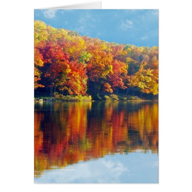 Cartão Lago Autumn (Frente)