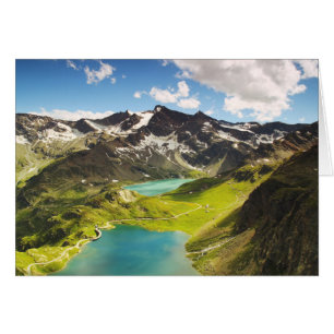 Cartão Lago bonito italy Agnel