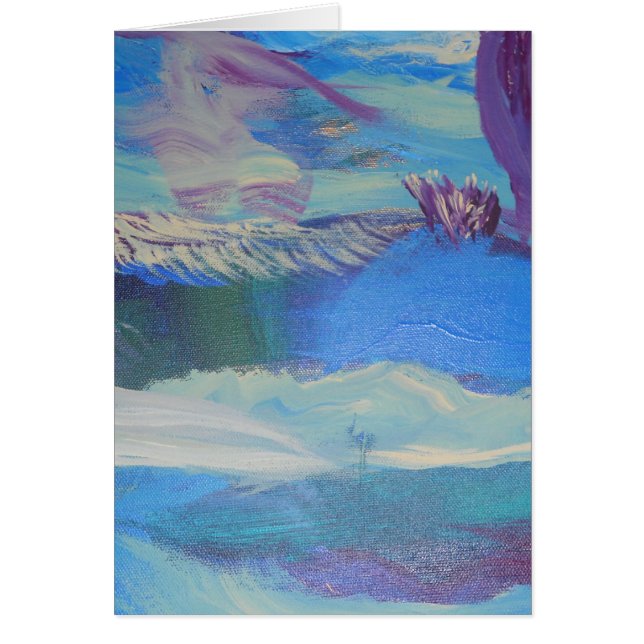 Cartão lago congelado (Frente)