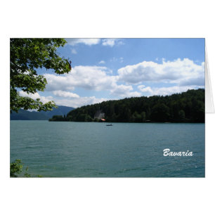 Cartão Lago da Alta Baviera