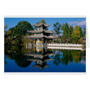 Cartão Lago em China